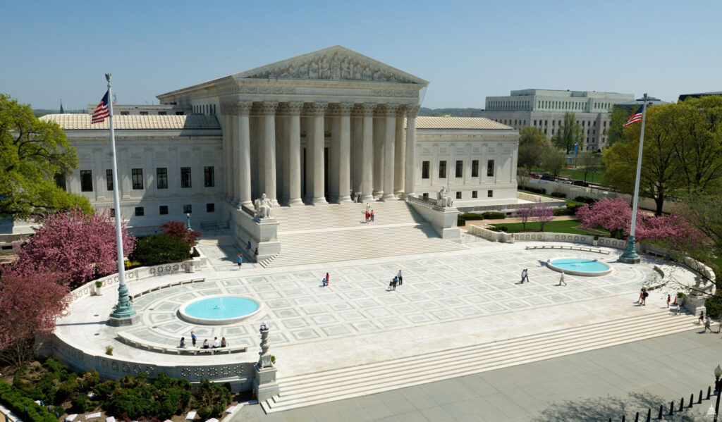 SCOTUS (US Supreme Court) building and grounds.